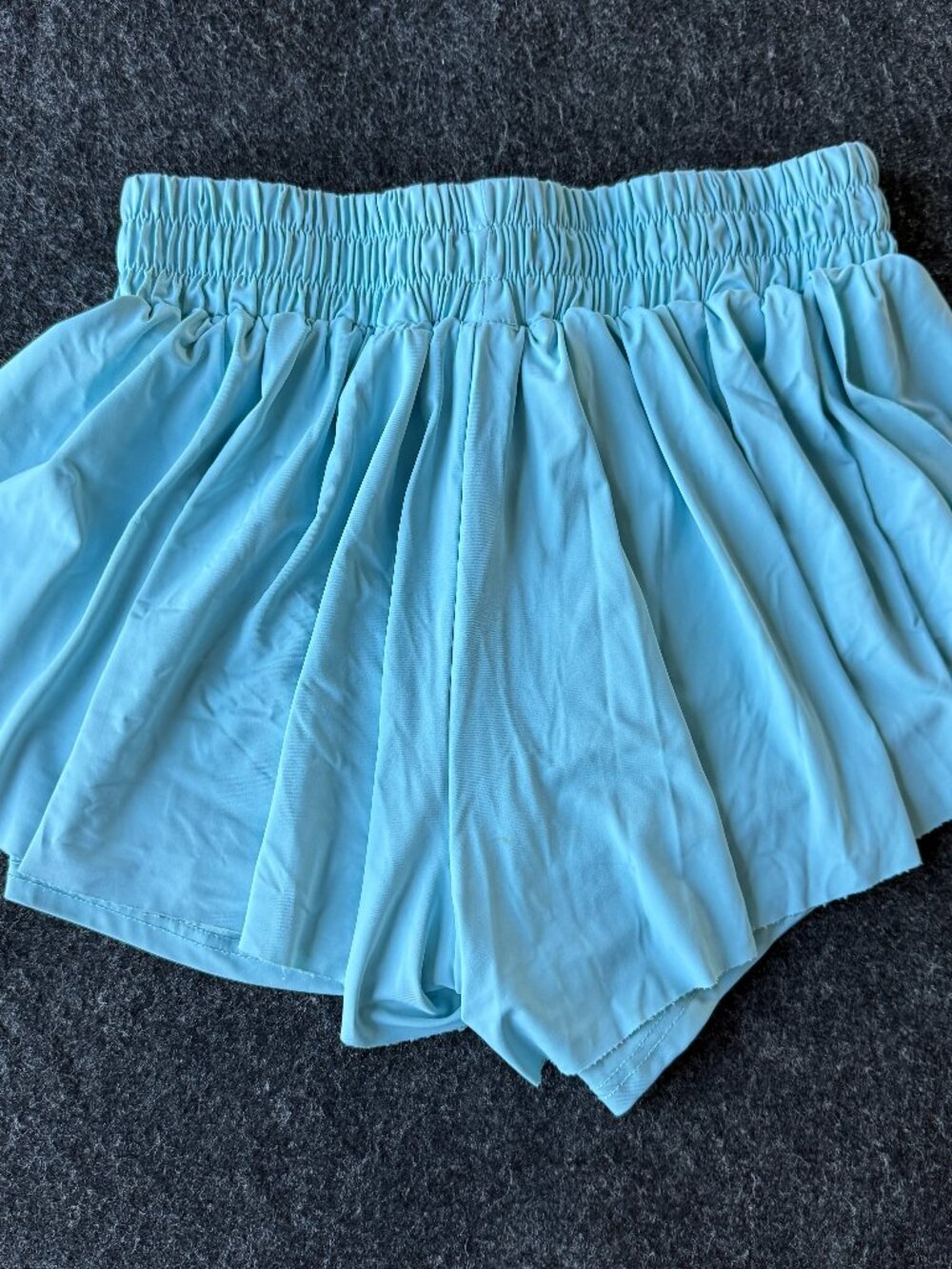 Tractr Girls 12 Light Blue Athletic Tennis Skort